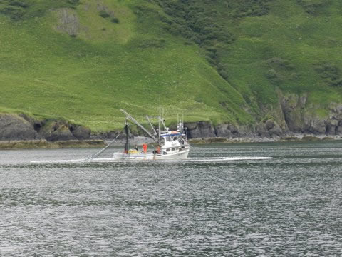 commercial boat in Alaska